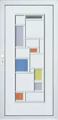 színes műanyag bejárati ajtó 142 color 